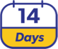 14-day dosing icon